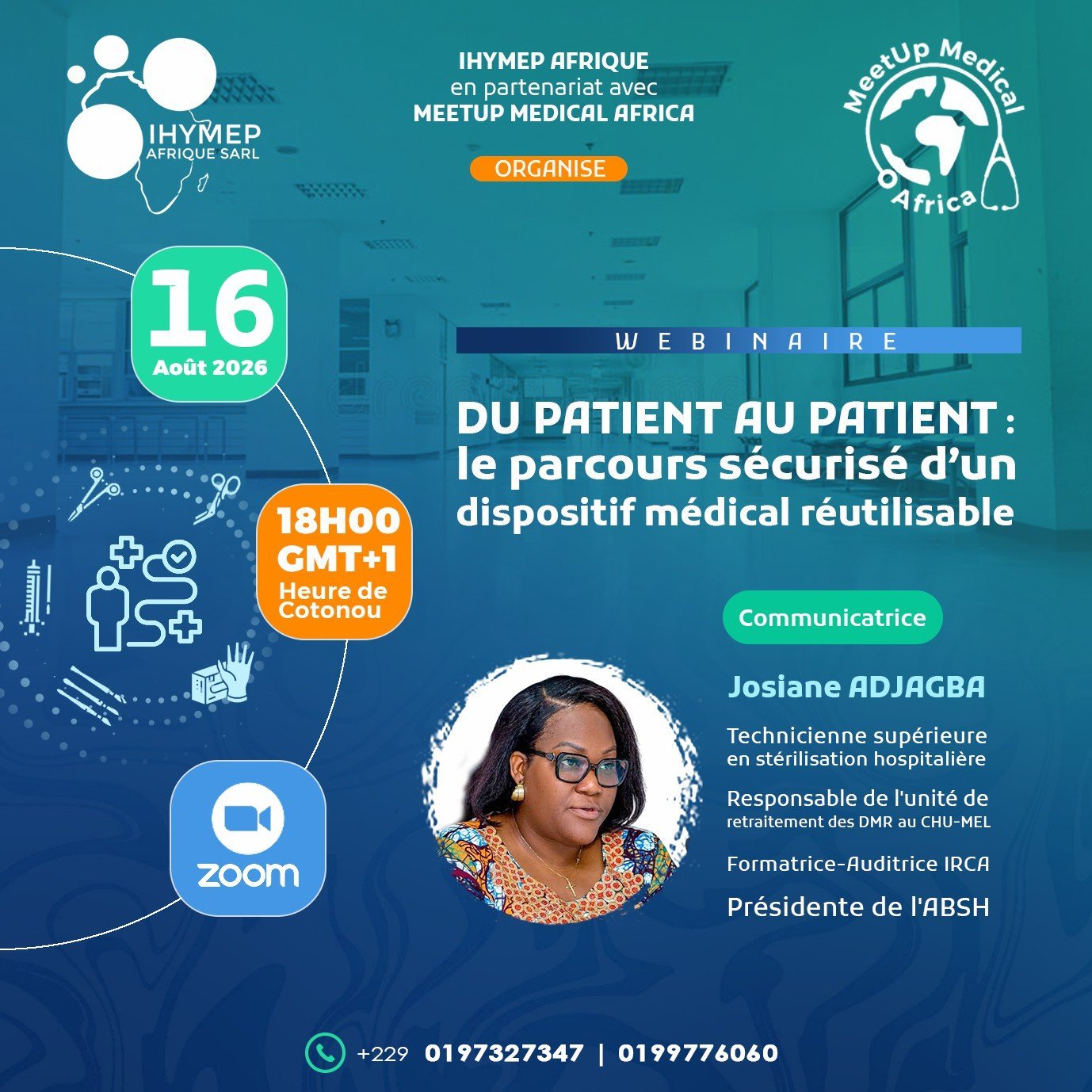 sur le thème "du patient au patient, le parcours sécurisé d'un dispositif réutilisable"